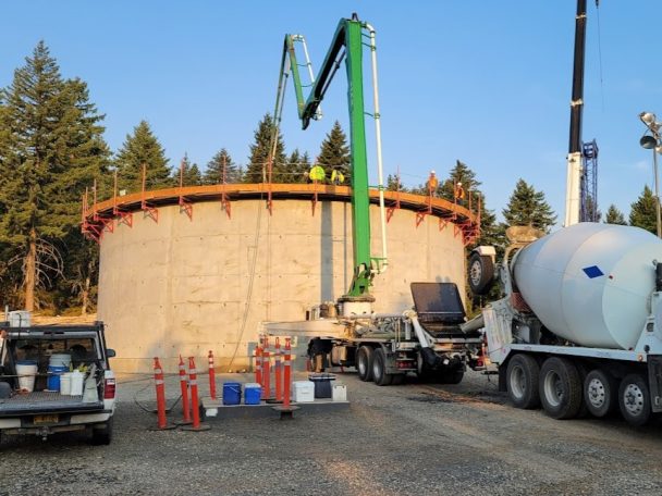 Post-tensioned Concrete Reservoir